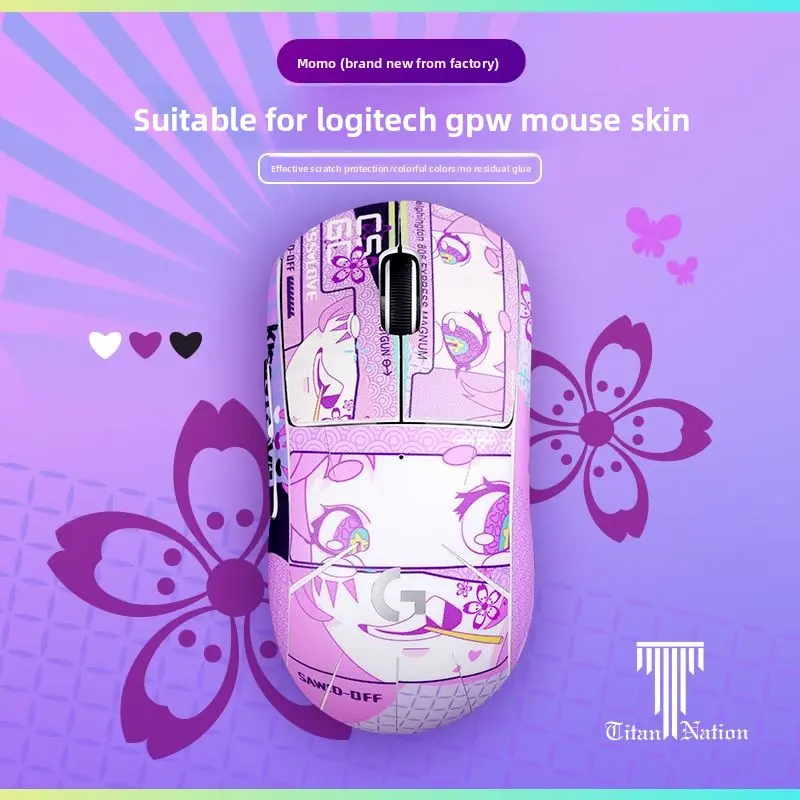 Compatible Logitech G Pro X Superlight 2 1 Skins Full Coverage Stickers for Gaming Mice Protective Film Mouse Skin Covers