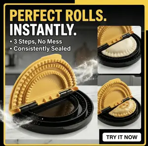 3-in-1 Tortilla Crimper(6-8-10" flour tortillas)& Press TacoLover Quesadilla Maker Empanada Maker Press Kitchen Essential Mess-Free Meals Versatile Cooking Endless Recipe Ideas Burritos, Tacos, Dumplings & More tortilla sealer Kitchen Accessories Utensils