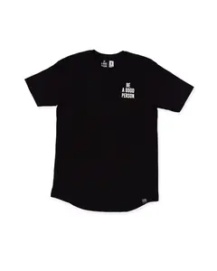 Signature Lightweight Scallop T-Shirt - Black