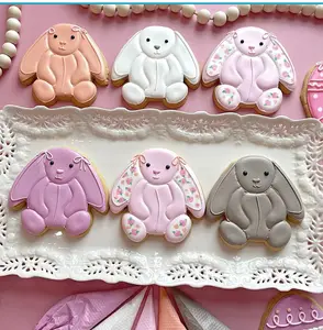 Stuffed Bunny Collection-6 Cookies