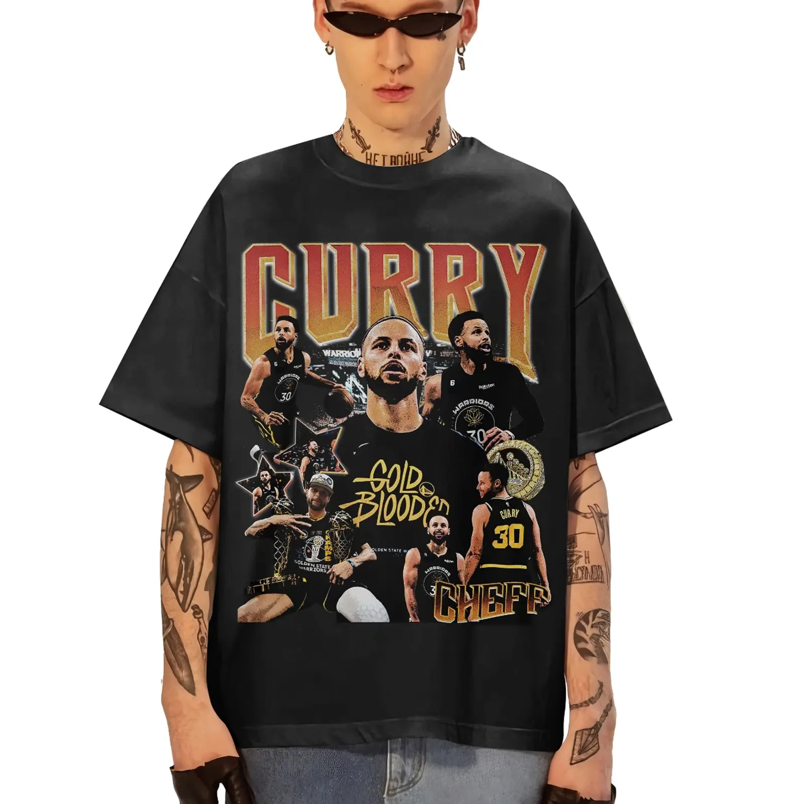 Stephen Curry Vintage Basketball Graphic Tee Gift For Fans T-Shirt