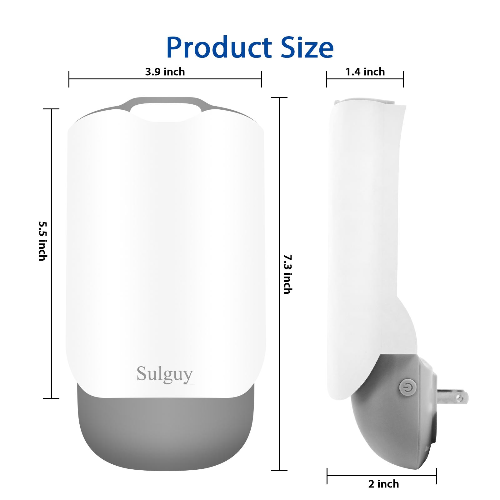 Sulguy Plug-in Flying Insect Trap, Indoor Bug Zapper for Mosquitoes, Flies & Gnats, with 2 Refill Cartridges, Ideal for Home, Office & Hospital
