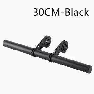 30cm Bicycle Handlebar Extended Bracket MTB Headlight Mount Extented Bar Road Mountain Bike Handlebar Extender Rack Parts