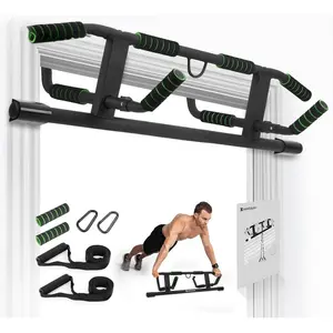 US Seller205     Pull Up Bar with Smart Larger Hooks Technology - USA Original Patent, Designed, Shipped, Warranty