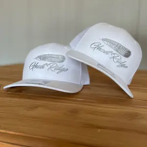 Richardson 112 White Ghost Ridge Feather Outdoor Sports Hat