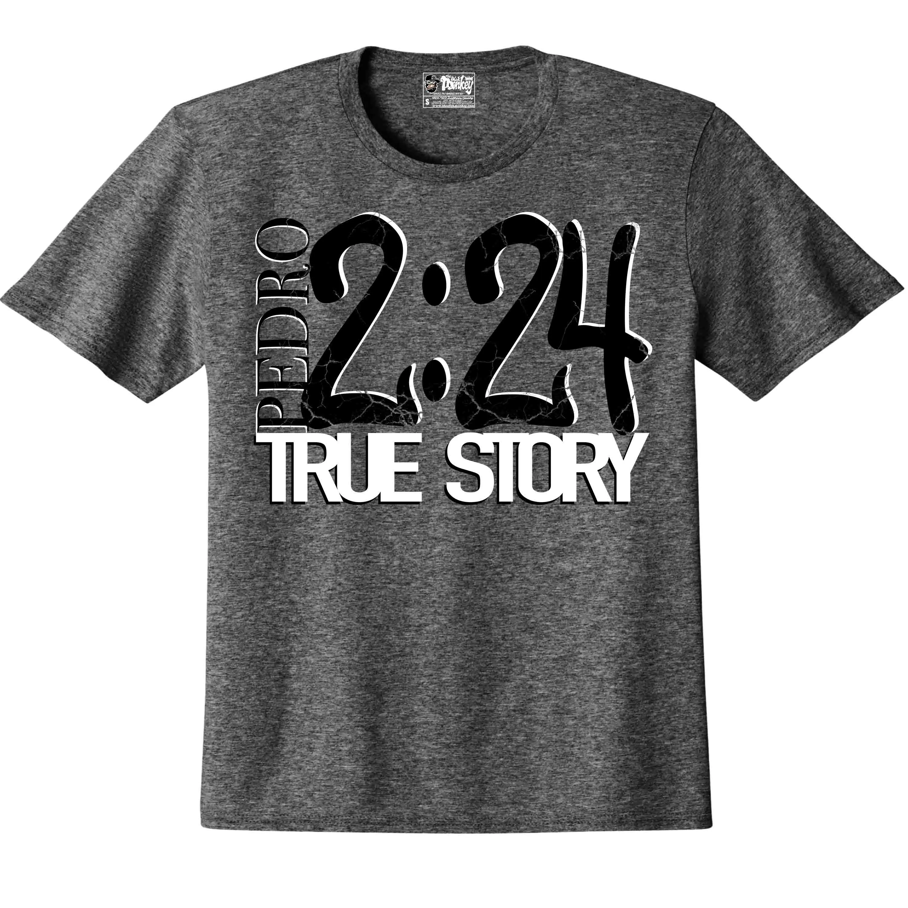 PEDRO 2-24 T SHIRT COTTON/POLI BLEND 4.3 OZ LIGTH WEIGHT