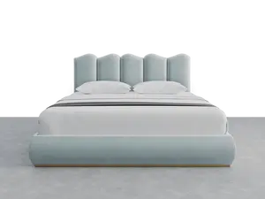 Luna Upholstered Panel Headboard Amore Layout- 76" X 46"