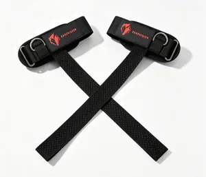 1 Pair Adjustable Breathable Padded Lifting Wrist Straps D-Ring Wrist Support Stabilize Wrist To Reduce Forearm Fatigue Gym Gear For Deadlift Crossfit Pull Up Men Women