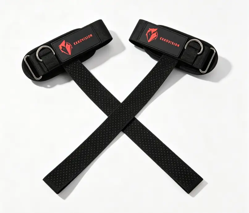 1 Pair Adjustable Breathable Padded Lifting Wrist Straps D-Ring Wrist Support Stabilize Wrist To Reduce Forearm Fatigue Gym Gear For Deadlift Crossfit Pull Up Men Women