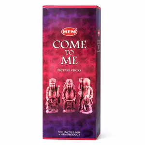 HEM Come to Me Incense Sticks - Hand-Rolled in India, 120 Count