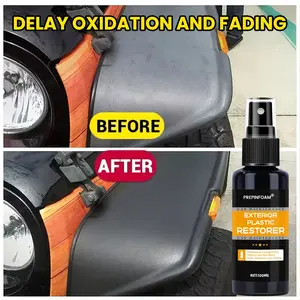Car Plastic Restorer, Back to Gloss Auto Interior Renewal Wax Coating, Premium Auto Polish and Repair for Plastic, Leather & Panels, Car Detailing Products, Car Detailer