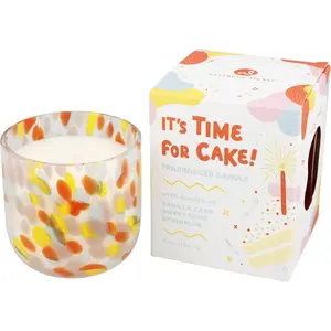 It's Time For Cake By Northern Lights Soy Wax Candle For Unisex