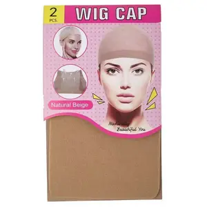 Glimeer 1 Count Invisible HD Humna Hair Lace Wig Cap Stretch Elastic Hair Net for Women