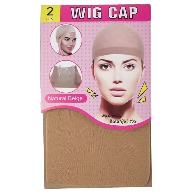 Glimeer 1 Count Invisible HD Humna Hair Lace Wig Cap Stretch Elastic Hair Net for Women