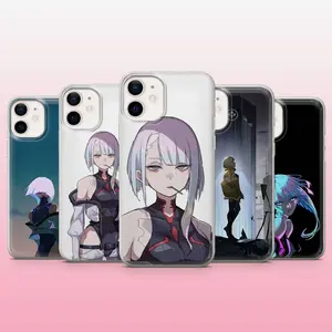 Cyberpunk Phone Case Cosplay Anime Lucy Compatible with iPhone 11, 12, 13, 14, 15, 16, 17 & Samsung S22 S23 S24 S25 S26 – check our available sizes