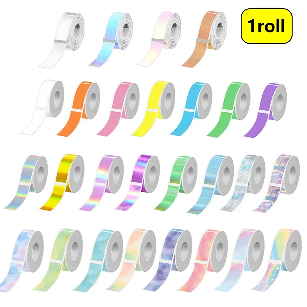12x40mm Thermal Label Paper, 160 Sheets, Labels for Printers, Compatible with Phomemo D30/d32/d35/q30, Marklife P11/p12/p15, Deli Q1/q2, Ct521b, B100 Printers, Printable Sticker Paper