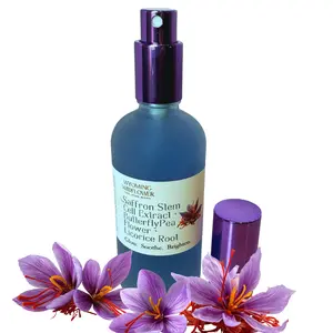 Saffron Stem Cells + Pea Flower + Licorice Root Toner - Gentle Antioxidant-Rich Formula for Brightening & Even Tone - Vegan & Cruelty-Free
