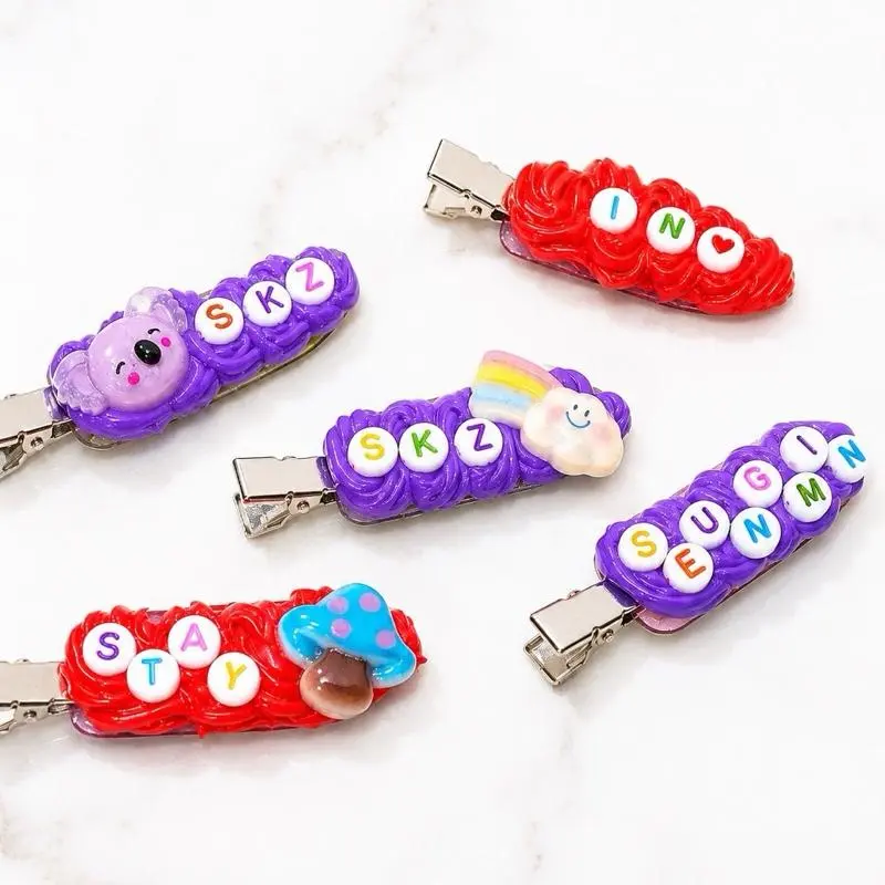 Handmade Skz Kpop Hairclips