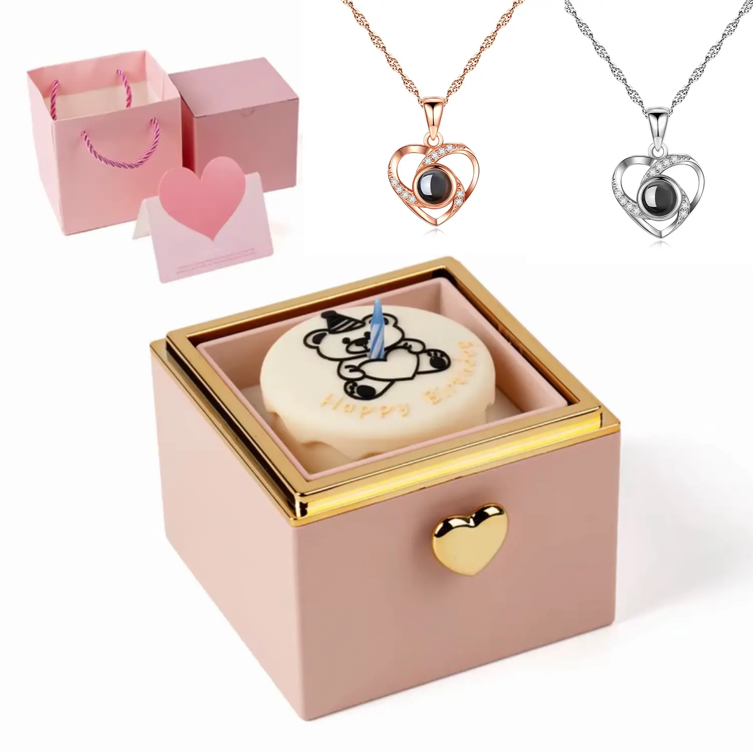 Birthday Gifts,Cake Surprise Box,Lucky Box,fashion jewelry gift,unique present,Ideal as birthday gifts for girlfriends, best friends, daughter and mom