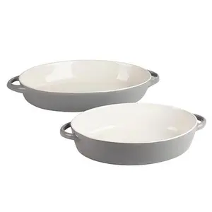 10 Strawberry Street Sienna Oval 13" and 10.5" Bakeware Set