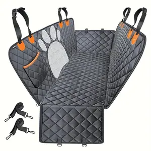 Dog Car Seat Cover for Pets 100% Waterproof Seat Cover Hammock  Heavy Duty Scratch Proof Nonslip Durable Soft Back Seat Covers for Cars Trucks and SUVs