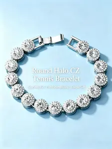 2026 Fashion Jewelry New Arrival Angel Bracelet, Pretty Bracelet, Shimmering High-Quality Tennis Crystal Necklace, Luxury Holiday Gift for Women