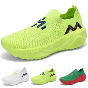 Women'S Sneakers, Walking And Running Shoes, Non-Slip Stylish Sneakers, Mesh Knit, Comfortable And Breathable Knit Slip-Ons, Fitness Sports, Work, Training Shoes Convenient Hands-Free Shoes |         Men'S, Women'S And Senior Walking Shoes