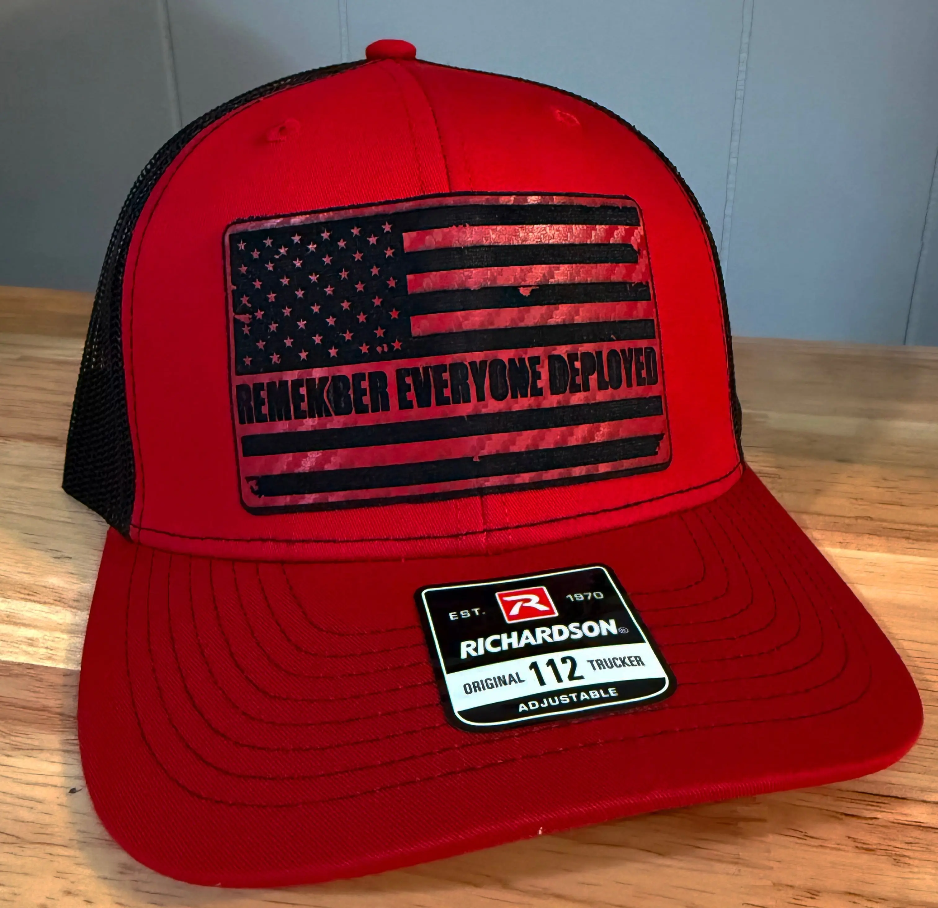 R.E.D. American Flag Richardson 112 Trucker Hat