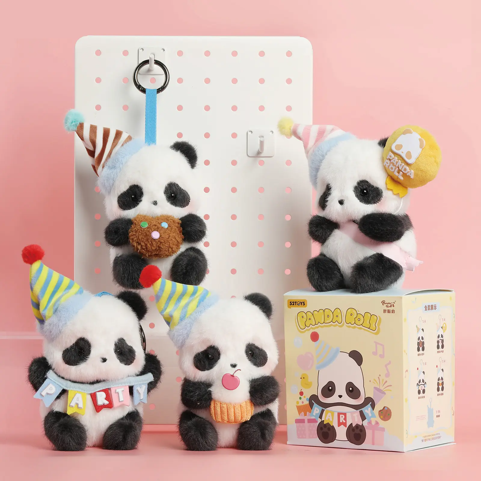 【Live Unboxing】52TOYS Panda Roll Party Series Stuffed Animal Plush Toy with Soft and Adorable Design, Perfect for Cuddling, Display, and Unique Posing, Ideal Gift for Panda Enthusiasts