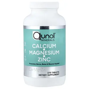 Qunol Calcium, Magnesium, Zinc, 270 Tablets