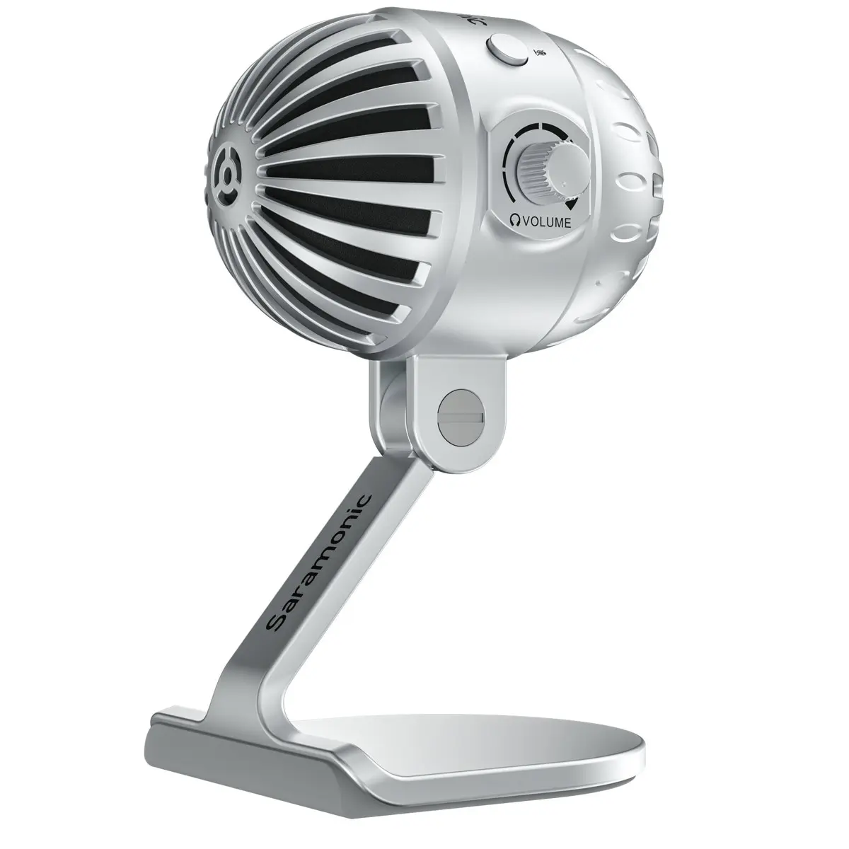 Saramonic SmartMic MTV550 Vintage Large Diaphragm Cardioid USB Studio Microphone, 5-Sound Modes, Adjustable Plug for Smartphone & Android Devices, Recording