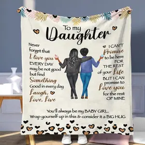 Soft Funny Throw Blanket Letter Pattern Blanket,Christmas Decor Throw,Cool Bedroom Accessories,Napping For Home Office Camping,Gift For Daughter,Christmas Gifts,Christmas Decorations