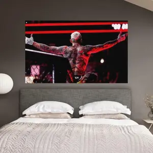 Charles Oliveira Inspired Room Flag, Motivational Wall Decor, Hard Work and Dedication, Inspirational Gift Cotton Decorative summer giftroom decortapestry gifts for boyfriend Decoration Clothwall decor flags