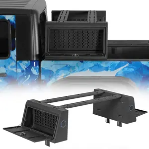 Hooke Road Universal Topsider Truck Tool Boxes w/ 2 Adjustable Crossbars Tool Holder Tool Organizer