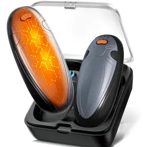 Hand Warmers Rechargeable 2 Pack,with Charging Case,14000mAh Electric Hand Warmer Reusable, 60Hrs Long Heating, Portable Pocket Heater Handwarmer for Women Men, Outdoor Camping, Ski Equipment PA0