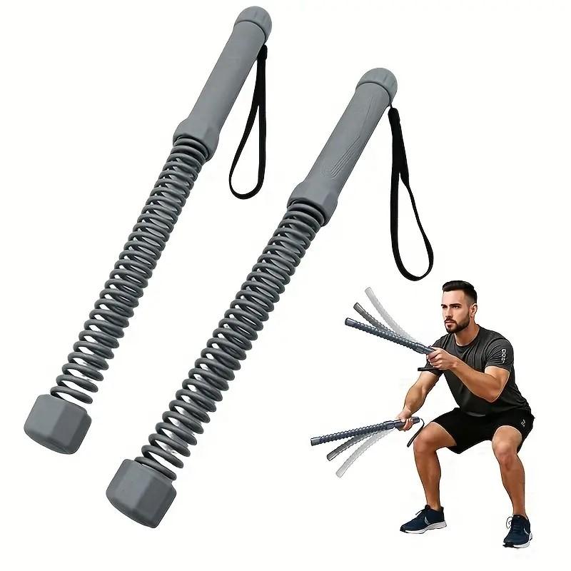 Ropeless Battle Rope - Portable HIIT Workout Fitness Equipment for Arm Strength Building, Weighted Cordless Hand Strengthener