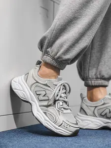 2026 New Women's Couple Style Chunky Shoes, Unisex, Comfortable, Thick-soled, Height-increasing, Breathable Mesh Upper, Non-slip, Lightweight, Stylish, Suitable for Commuting, Running, Training, and Casual Sports. Versatile for All Occasions.