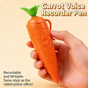 New Carrot-Shaped Voice Recorder – A Writing Toy for Girls