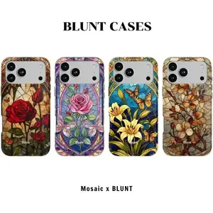 Blunt Phone Case  Roselyn - Angeline - Ophelia - Odette  Mosaic Aesthetic iPhone Case For 17
