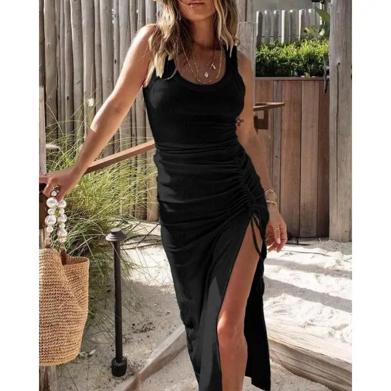 white fitted formal dress Abbie White Maxi Formal Dress - US 10 main image 0