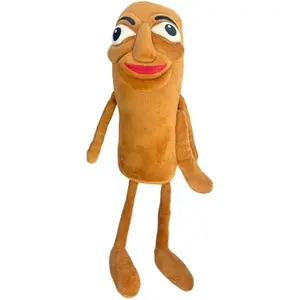 Italian Brainrot  , 16.14'' Tung Tung Tung Sahur  Brain-Rot Meme Shark in Sneakers ies, Collectible Stuffed Animals Toy s for Fans (Brown)