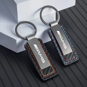 Alloy Car Key Ring Holder Keychain Pendant for Mercedes Benz Amg Cla Gla W177 W176 X166 W211 W204 W210 W203, Auto Accessories