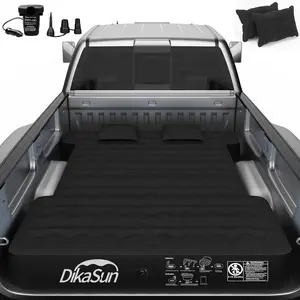 Truck Bed Air Travel Mattress for 6ft-6.5ft Full-Size Pickup Truck, Puncture-Proof Puncture-Resistant Inflatable Camping Bed, Includes Electric Pump & Carry Bag