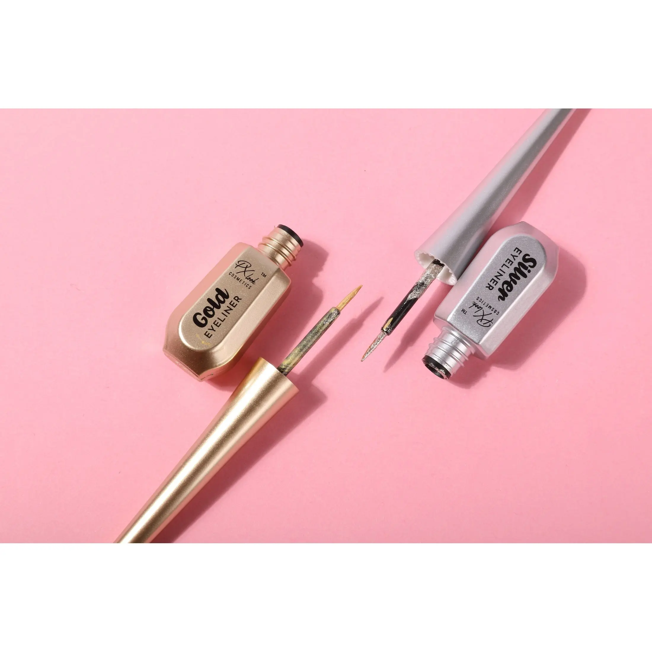 Gold and Silver Eyeliner