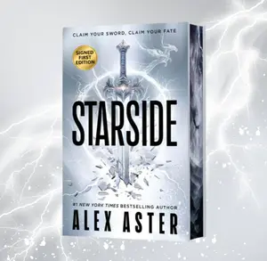 Signed Starside by Alex Aster - Romantasy Novel Deluxe Edition Sprayed Edge