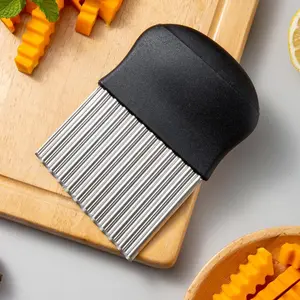 Wavy Blade Potato Slicer for Salads and Vegetables, Multi-Purpose Vegetable Slicer for Onions and More, Essential Kitchen Tool, Vegetable Cutting Slicer