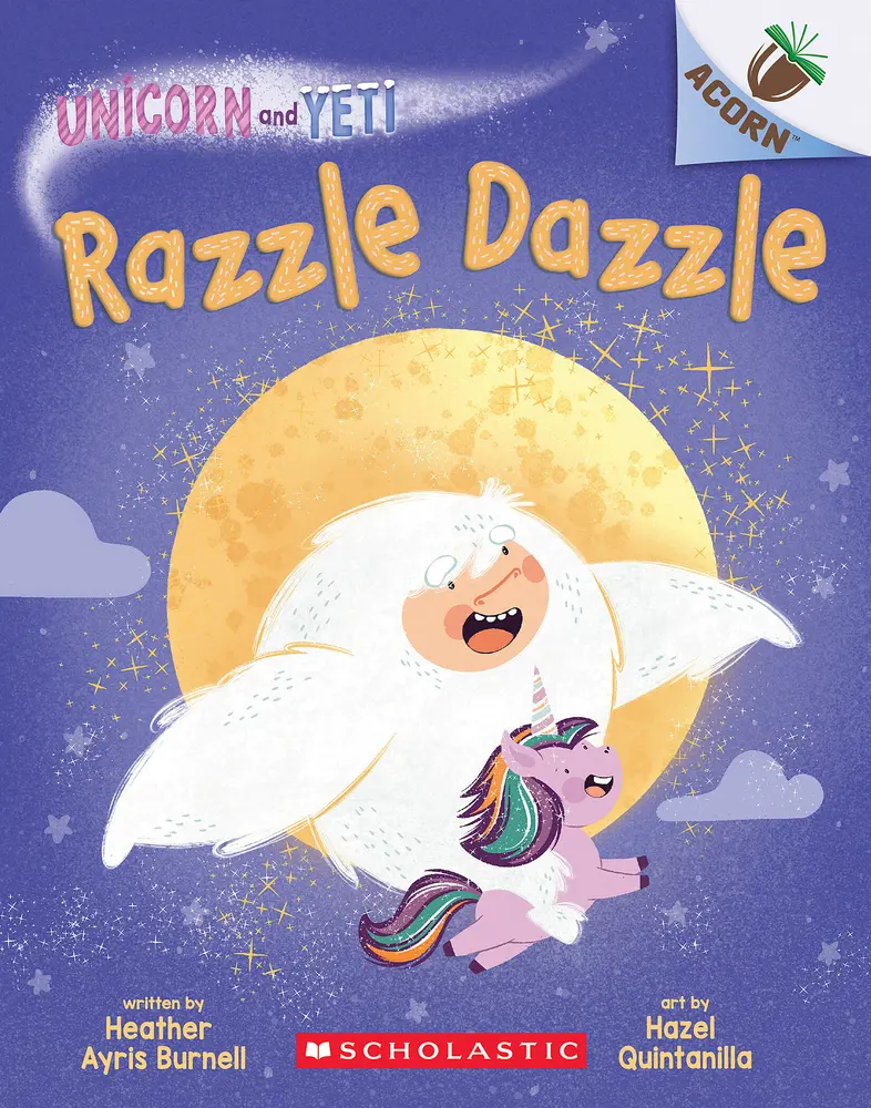 USED Book - Razzle Dazzle: An Acorn Book (Unicorn and Yeti #9): Volume 9 by Burnell, Heather Ayris (Paperback) - english