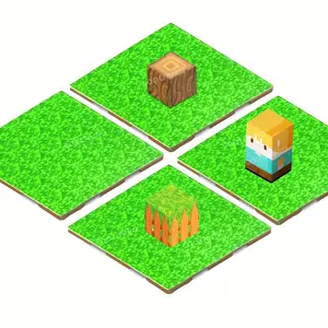 Volcano River Grassland Theme Fun Toy Set, Indoor Outdoor Exploration Toys, Promote Creative Play, Practical Learning, Adventure in Natural Environments