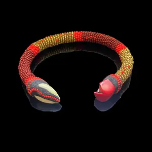 Obbá Ildé Bracelet –with Cowrie Shell & Red Stone