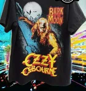 Ozzy Osbourne Bark At The Moon Black Unisex Tshirt Reprint